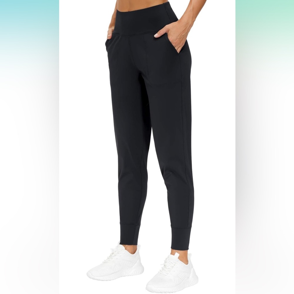 THE GYM PEOPLE Women's Joggers Pants, Black, Large